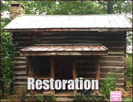 Historic Log Cabin Restoration  Flat Rock, Ohio